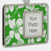 PINK BIKINI (CITRUS GREEN) VERZILVERD OMLIJST ORNAMENT (Rechts)