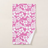 PINK BIKINI (FLAMINGO PINK) BATH TOWEL SET BAD HANDDOEK (Handdoek)