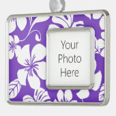 PINK BIKINI (GRAPE) VERZILVERD OMLIJST ORNAMENT (Links)