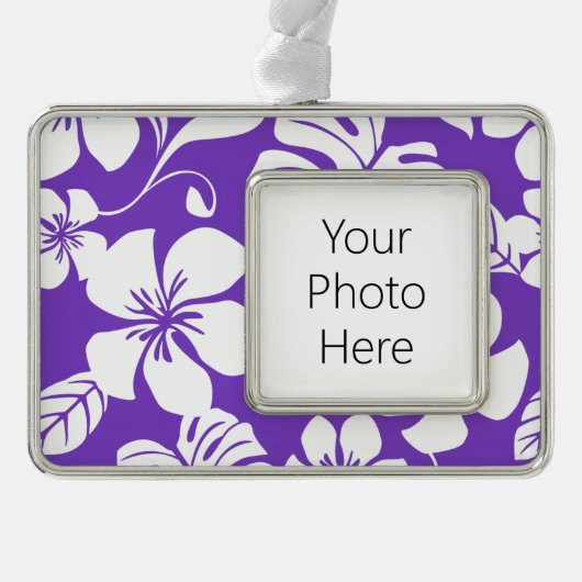 PINK BIKINI (GRAPE) VERZILVERD OMLIJST ORNAMENT (Voorkant)