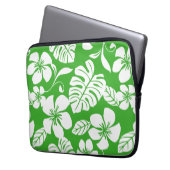 PINK BIKINI (GRAS GROEN) LAPTOP SLEEVE (Voorkant Links)