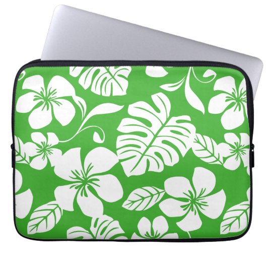 PINK BIKINI (GRAS GROEN) LAPTOP SLEEVE (Voorkant)