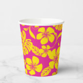 PINK BIKINI (HOT PINK/GEEL) PAPIEREN BEKERS (Links)