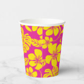 PINK BIKINI (HOT PINK/GEEL) PAPIEREN BEKERS (Rechts)
