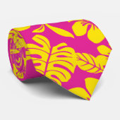 PINK BIKINI (HOT PINK/GEEL) STROPDAS (Opgerold)