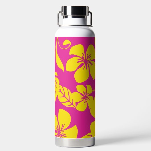 PINK BIKINI (HOT PINK/GEEL) WATERFLES (Achterkant)