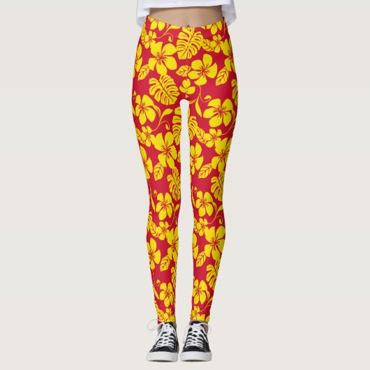 PINK BIKINI (RED/GOLD) LEGGINGS (Voorkant)