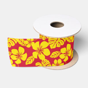 PINK BIKINI (RED/GOLD) SATIN RIBBON SATIJNEN LINT