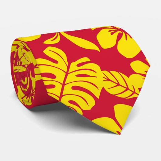 PINK BIKINI (RED/GOLD) STROPDAS (Opgerold)