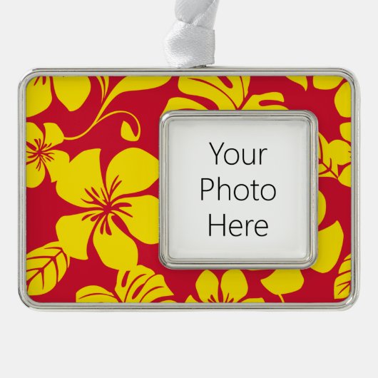 PINK BIKINI (RED/GOLD) VERZILVERD OMLIJST ORNAMENT (Voorkant)