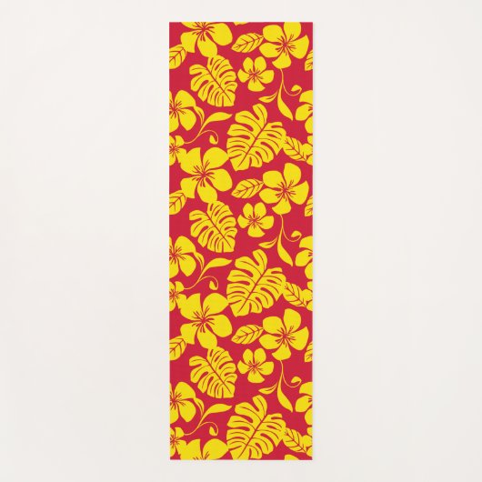 PINK BIKINI (RED/GOLD) YOGAMAT (Voorkant)