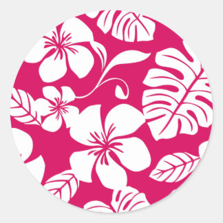 PINK BIKINI (STRAWBERRY RED) RONDE STICKER