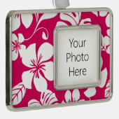 PINK BIKINI (STRAWBERRY RED) VERZILVERD OMLIJST ORNAMENT (Rechts)