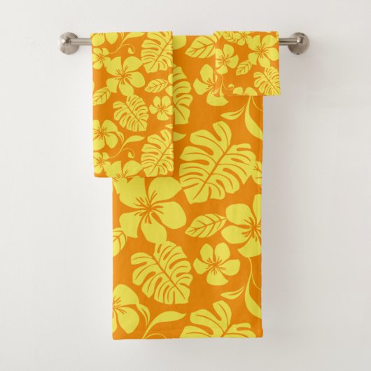 PINK BIKINI (TANGERINE/GEEL) BAD HANDDOEK (Insitu)