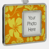 PINK BIKINI (TANGERINE/GEEL) VERZILVERD OMLIJST ORNAMENT (Rechts)