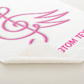 Pink Bird Music Sherpa Deken (3/4)