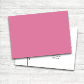 Pink Birthday Party Watercolor Flamingo Kaart