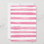 Pink Black Bow Sweet 16 Bday Invite - Downloadbaar Kaart (Achterkant)