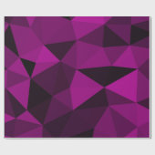 Pink black geometric mesh pattern cadeaupapier (Vlak)