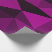 Pink black geometric mesh pattern cadeaupapier (Hoek)
