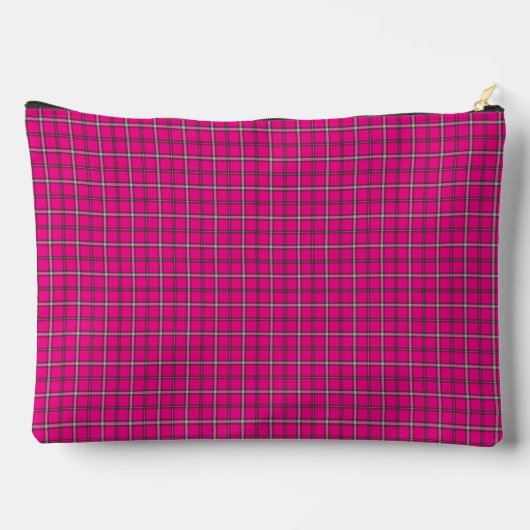Pink Black Plaid Classic Pattern Bright Etui (Achterkant)