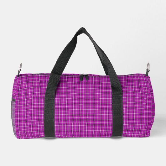 Pink Black Plaid Classic Pattern Plunjezak (Achterkant)