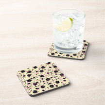 Pink & Black Polka Dot Glam Pattern