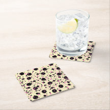 Pink & Black Polka Dot Glam Pattern