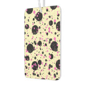 Pink & Black Polka Dot Glam Pattern Luchtverfrisser (Links)