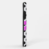 PINK BLACK POLKA DOT MET BOW TELEFOONGEVAL Case-Mate iPhone CASE (Achterkant/rechts)