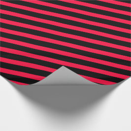 pink-black stripes – pink-schwarz gestreift cadeaupapier