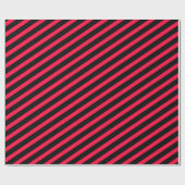 pink-black stripes – pink-schwarz gestreift cadeaupapier (Vlak)
