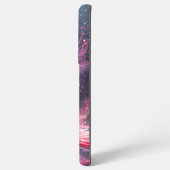 Pink blast samsung galaxy hoesje (Achterkant horizontaal)