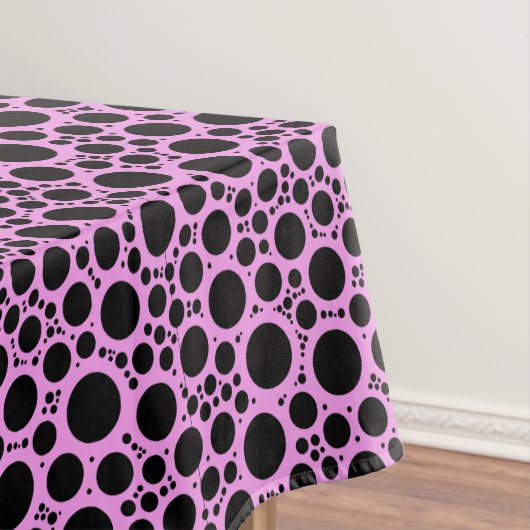 Pink bliss bubbles tafelkleed (Voorbeeld)