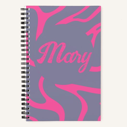 Pink Bliss: gepersonaliseerd Moederdag-Notitieboek Notitieboek (Voorkant)