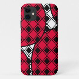 Pink Blob Harlequin Case-Mate iPhone Case
