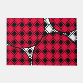 Pink Blob Harlequin Deurmat