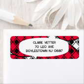 Pink Blob Harlequin Etiket (Insitu)