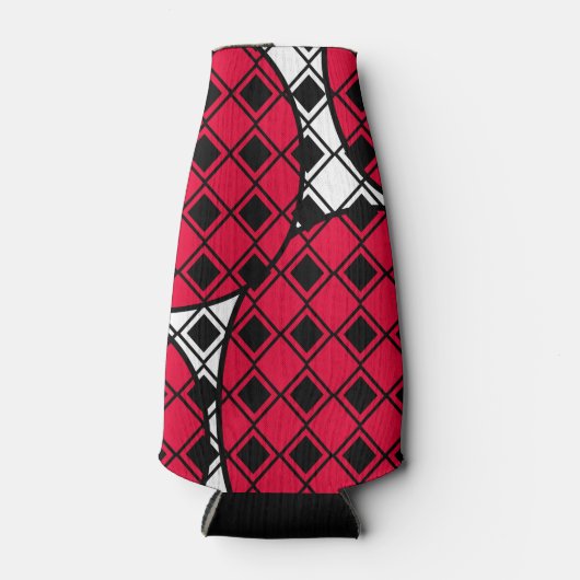 Pink Blob Harlequin Flesjeskoeler (Voorkant)