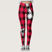 Pink Blob Harlequin Leggings (Voorkant)