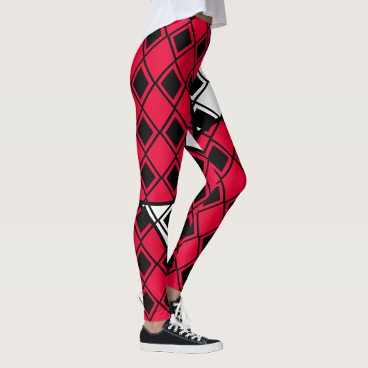 Pink Blob Harlequin Leggings (Rechts)