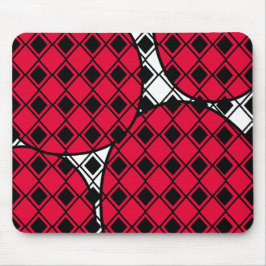 Pink Blob Harlequin Muismat