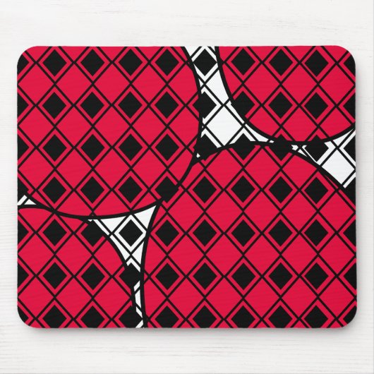 Pink Blob Harlequin Muismat (Voorkant)