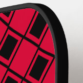 Pink Blob Harlequin Pickleball Paddle (Links Detail)