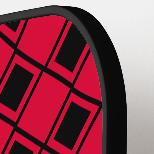Pink Blob Harlequin Pickleball Paddle (Links Detail)