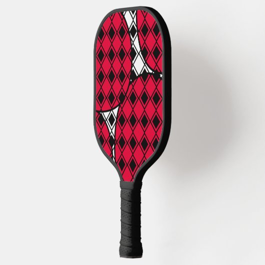 Pink Blob Harlequin Pickleball Paddle (Links)