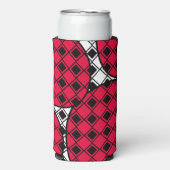 Pink Blob Harlequin Seltzer Blikjeskoeler (Seltzer Voorkant)