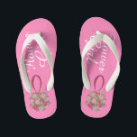 Pink Bloemenmeisje Gown Bouquet Wedding Party Roze Kinder Teenslippers<br><div class="desc">Teenslippers zijn voorzien van een originele markeringsillustratie van een roze bloembal bruiloft, met BLOEMENMEISJE in een leuk lettertype. Ideaal voor het bruidfeest! De ontwerper is beschikbaar aan creëer en uploadt douaneontwerpen om de kleuren en de thema's van uw bruiloft aan te passen-klik "deze Ontwerper"vragen om met het ontwerpproces te beginnen!...</div>