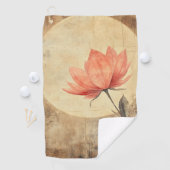 Pink Bloom & Moonlit Serenity Golfhanddoek (Insitu)