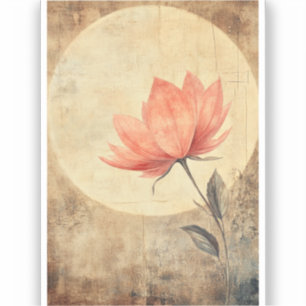 Pink Bloom & Moonlit Serenity Sticker